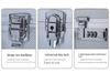 Портативный ящик для инструментов из алюминиевого сплава с замком для хранения оборудования, документов и наличных денег