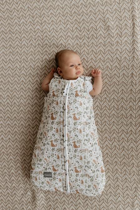 Sleeping Bag Newborn Ivory Forest