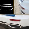 For Renault Koleos Samsung QM6 2016-Car Chrome Rear Tail Lights Protection Trim Rear Lamps Cover Sticker