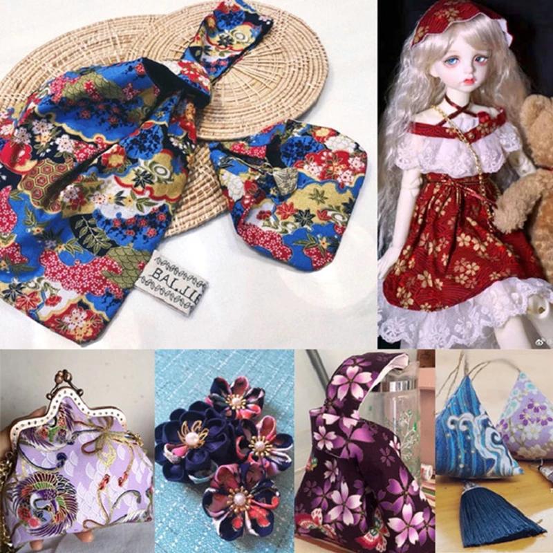 30 шт. японская набивная хлопковая ткань DIY рукоделие платье пэчворк ткань стеганое ручное шитье домашний текстиль материал 20*25 см
