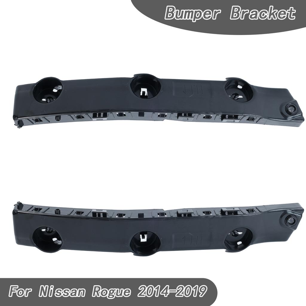 For Nissan Rogue X-Trail 2014 2017 2019 Pair Left Right Front Bumper Bracket Beam Mount Support Grille Guide Bracket Retainer 622224BA1A 622234BA1A