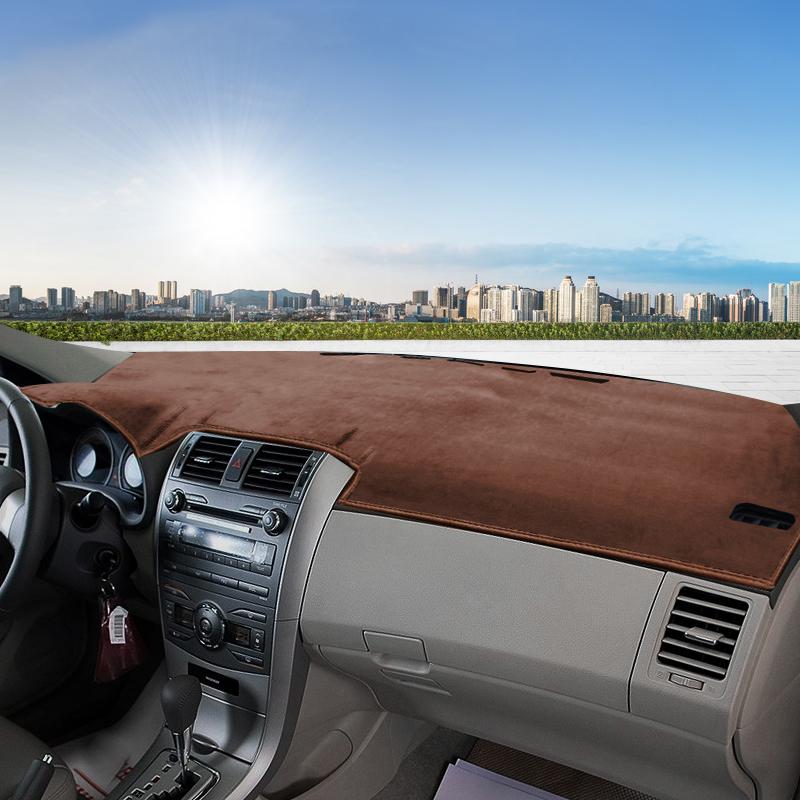 Для Toyota Corolla E150 2006 2007 2008 2009 2010 2011 2012 2013 Чехол на приборную панель автомобиля Защита от света Коврик Защита от УФ лучей Ковер Нескользящий