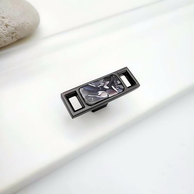 Дверные ручки и ручки из цинкового сплава для корпуса шкафа, элегантные ручки для мебели из смолы, ручки для ящиков кухонных шкафов, рычаги для внутренней отделки