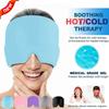 1PACK Migraine Relief Headache Gel Cold Therapy Ice Cap For Relieve Pain Ice Eye Mask Stress Pressure Pain Relief