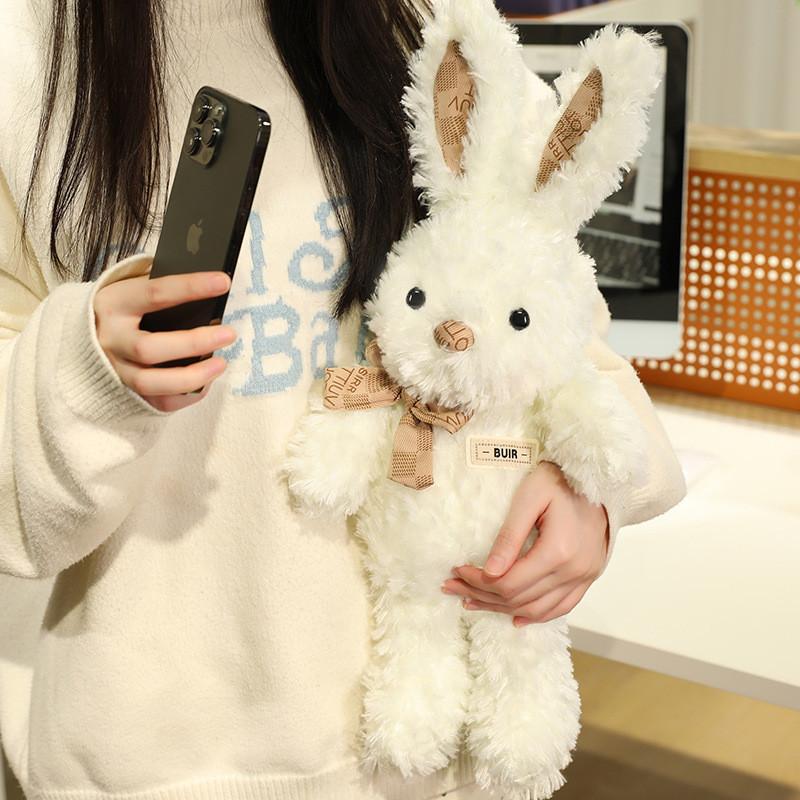 Cute Bunny Plush Toy With Soft Short Pile For Children Kids Birthday Gift