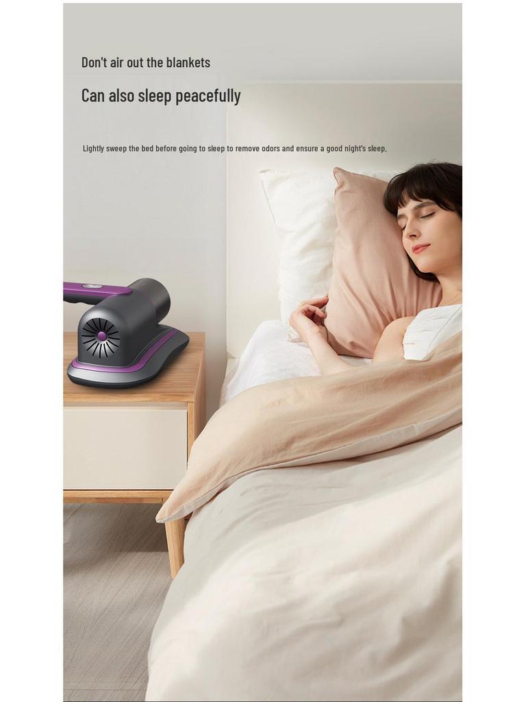 Беспроводной ручной пылесос для кровати с высокой мощностью всасывания