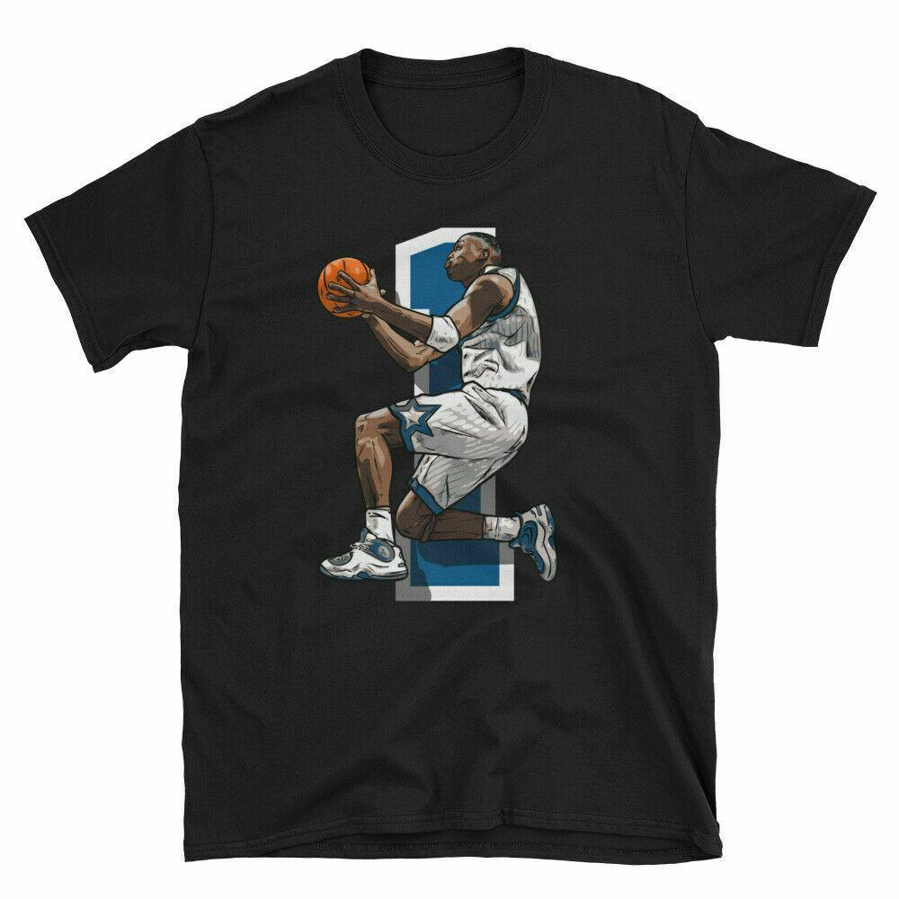 Penny Hardaway Basketball Cotton Black Men All Size Tshirt Unisex T-Shirt
