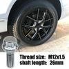 Locking Wheel Bolts M12 x 1.5 Nuts Chrome Alloy Wheel Lug Stud Taper Seat For BMW MINI Vauxhall Corsa Nissan