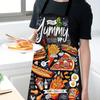 Polyester Chef Apron Anti-stain Helpful Pizza Pattern Baking