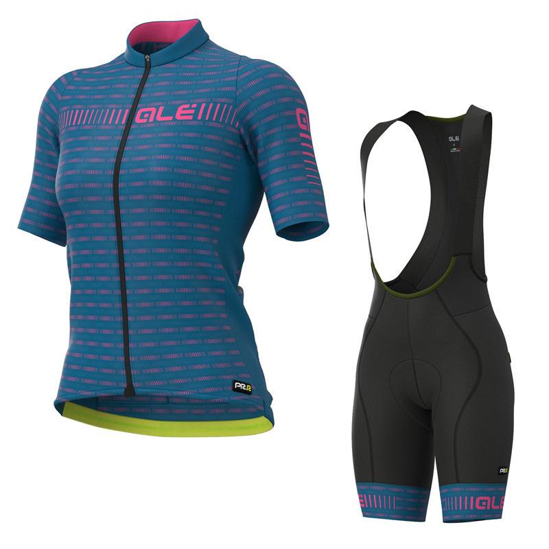 Cross-border new ALE cycling suit short-sleeved suit men's and women's breathable bicycle Tour de France team version cycling sweatshirt