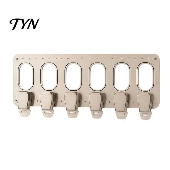 Aviation Inspired Key Organizer Wall Mounted Hanger with Aircraft Seat Belt Buckle Design for Entryway, Unique Gift Frequent Flyers Detachable Holder