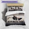 Ronaldo's Man Fireball Bedding Set, Breathable Duvet Cover with Pillowcases, Soft Bed Linen for Bedroom Home Decoration, Perfect Festival Birthday Gif