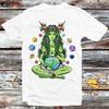 Mother Earth Gaia Solar System Planet Jupiter Weed Absinthes T Shirt B837