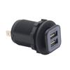 Мотоциклетное зарядное устройство с двумя USB-портами, универсальная зарядная розетка USB, панель 2.1A для мобильных телефонов, аксессуары для мотоциклов