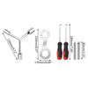 1Set Carbon Steel Impeller Removal Tool Drag Hook Handle Inner Drum Washing Machine Repair Tool Wrench Screwdriver Set