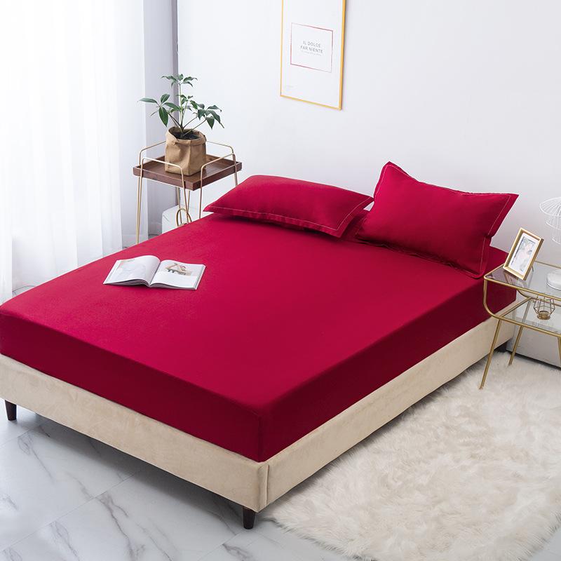 Юго-Восточная Азия однотонный двойной чехол для матраса и односпальная простыня комплект