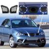 2 шт. Черная сетка-решетка переднего бампера, сотовая решетка для Seat Ibiza Cordoba 6L 2002 2003 2004 2005 2006 2007 2008 2009