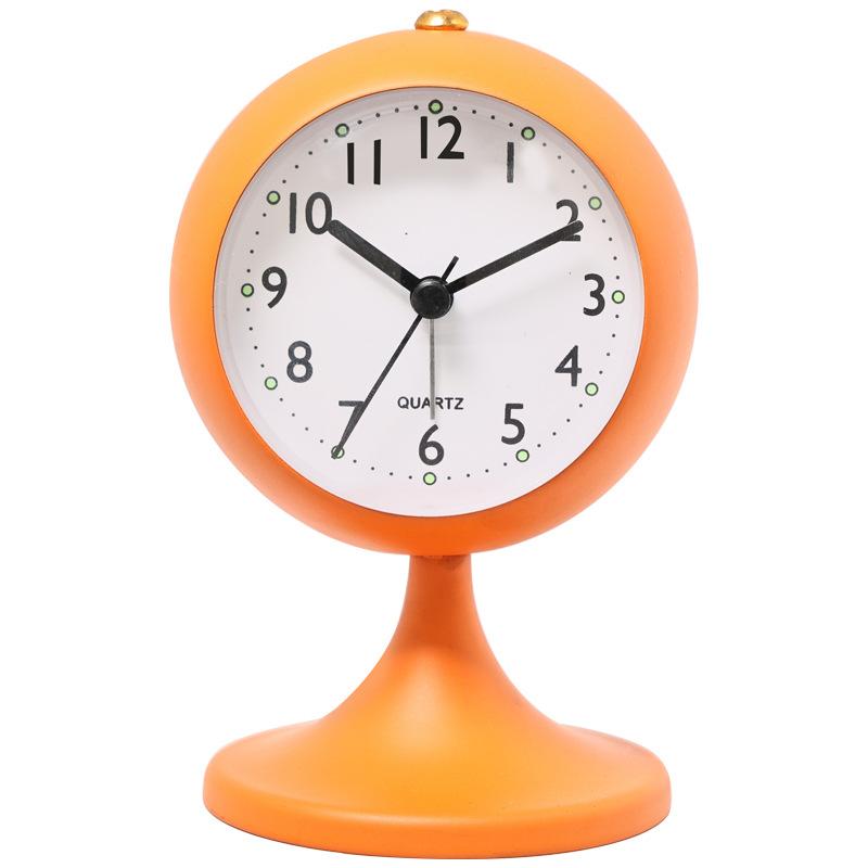 Ретро аналоговый будильник тихие нетикающие прикроватные часы для спальни домашнего офиса