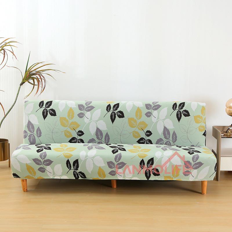 Чехол для складного дивана-кровати с простой эластичностью, без подлокотников, утолщенный, пыленепроницаемый чехол для дивана, все включено