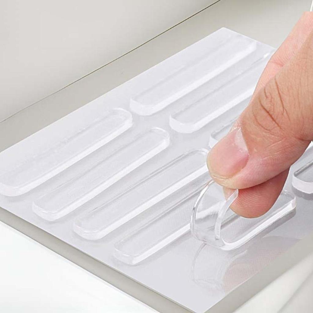 Self Adhesive Buffer Pads Anti-collision Stickers Silicone Door Stopper Cabinet Bumpers Wall Protector Furniture Anti-crash Pad