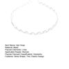 Women Metal Headband Geometry Wave Shape Hair Hoop Non-Slip Elastic Design Bang Hairband Hair Accessories