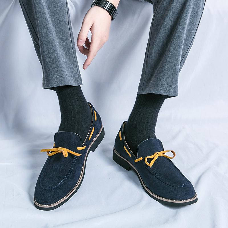 Men Loafers Soft Business High Quality Spring Autumn Suede Leather Shoes Men Flats Driving Shoes Loafers Men Zapatos De Hombre