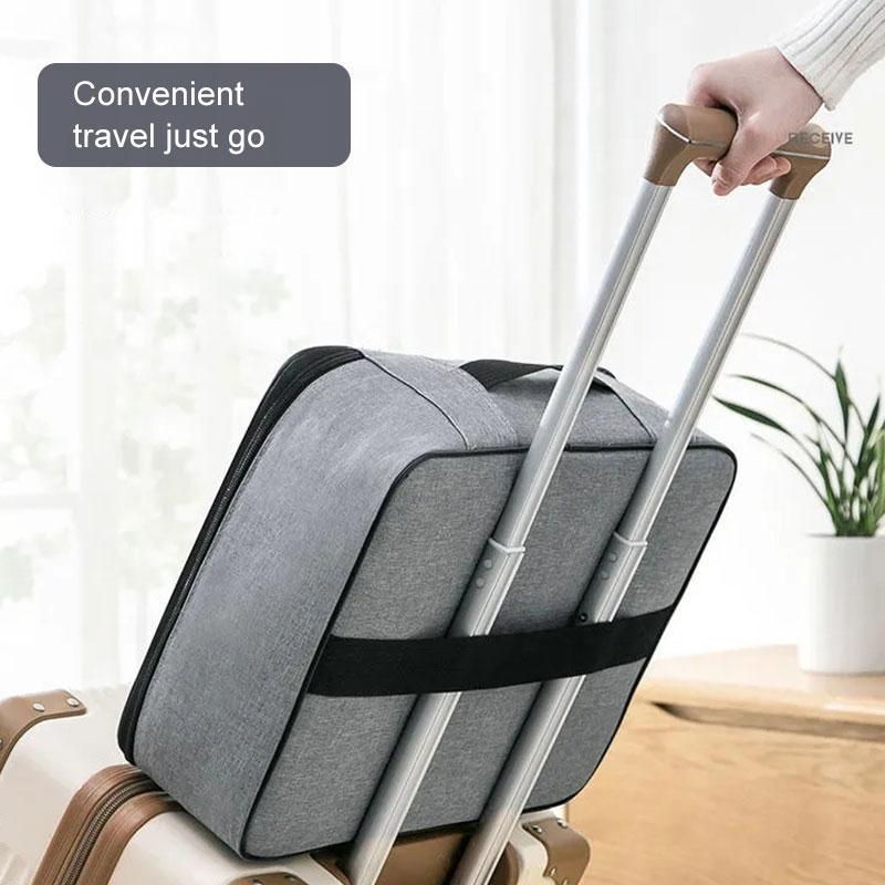 Document Storage Bag Multi-functional Card Bag with Password Lock Account Book Certificate Passport Finishing Storage Case Large Capacity Portable