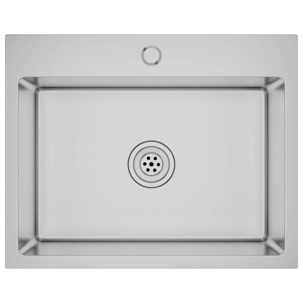 Handmade Built in Sink Stainless Steel