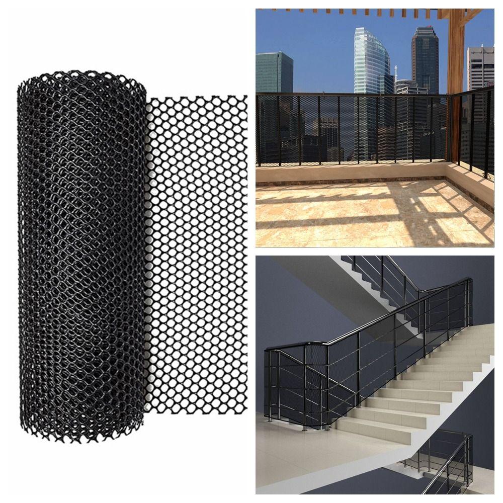 Small Hole Balcony Protection Net Wear-resistant Children Anti Fall Net Staircase
