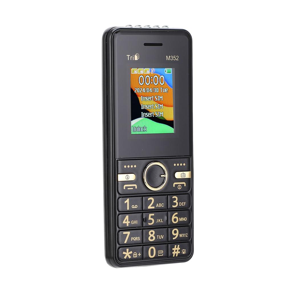 2G GSM Seniors Cell Phone 3 SIM Card 3600mAh Battery Life Unlocked Button Phone for Elderly Gifts