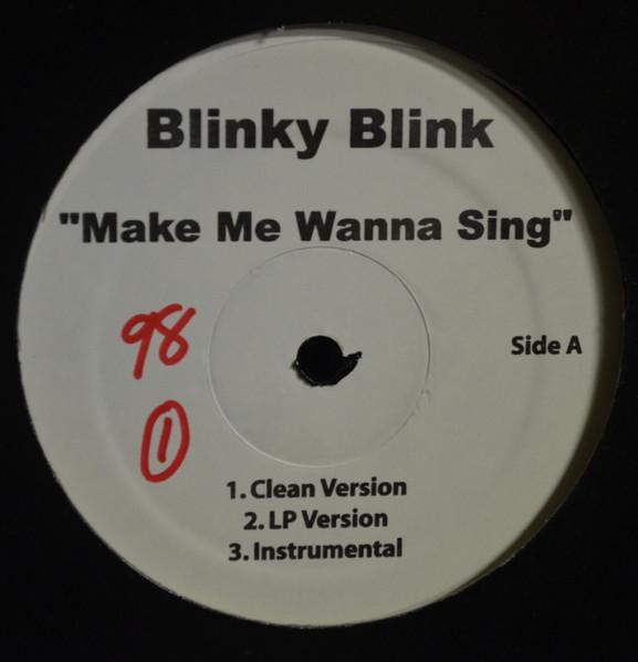 12-дюймовая пластинка BLINKY BLINK - Make Me Wanna Sing / Love Zone НЕТ НЕ НА МАРКЕРЕ США Рэп и Хип-Хоп/R&B Б/у