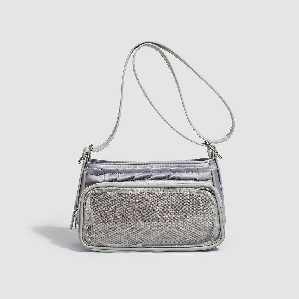 Прозрачная ручная сумка, которую можно носить на плече, через плечо, сумка через подмышку