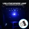 Мини USB LED Автомобильный Свет - Автомобильный Интерьерный USB Атмосферный Свет, Лампа для Декора Plug and Play, Аварийное Освещение, USB Лампа Stonego