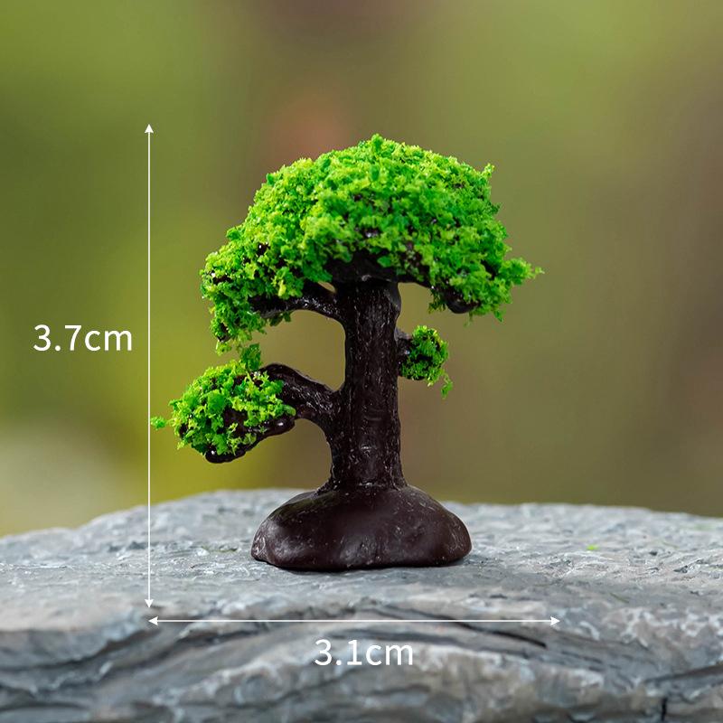 Кукольный домик Мини Имитация Зеленого Растения Модель Кукольный Домик Сделай Сам Домашний Сад Декор Сцены На Открытом Воздухе