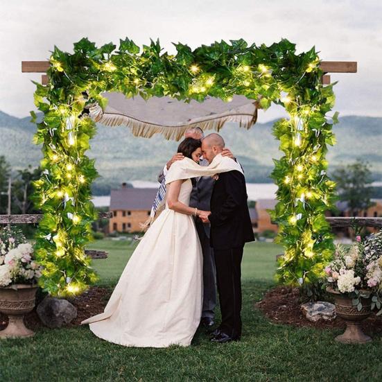 Artificial Light Faux Cherry 10 Ft Garland String Blossom Garland Green Creeper