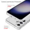 Для Samsung Galaxy S26+ Прозрачный чехол для телефона ТПУ+Акрил Ударопрочная задняя крышка телефона