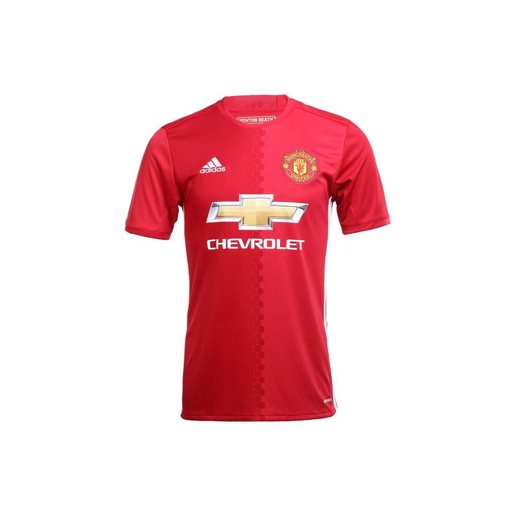 Adidas Round Neck Pullover Printed Vintage Football Shirt Men Tops Red AI6720