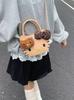 Мультяшная сумка через плечо Hello Kitty для девочек из ПУ-материала с вместительным отделением