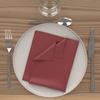 Set of 3 Red “ALIX” Napkins