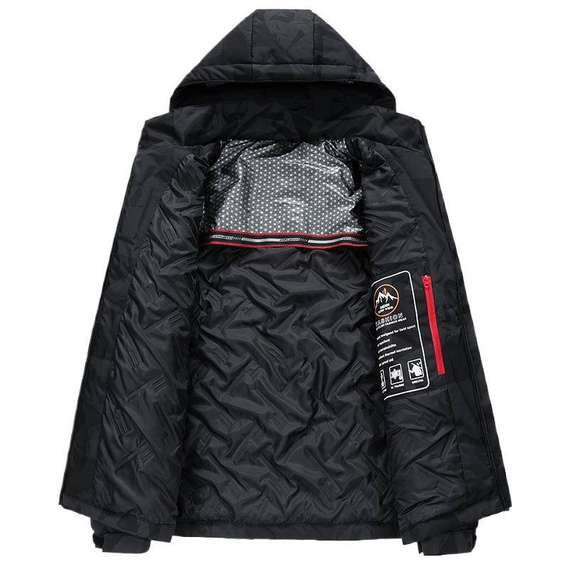 Мужская зимняя легкая пуховая куртка с графеновой подкладкой - Вне сезона, папин стиль, верхняя одежда