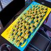 Minions Print Mouse Pad, for Keyboard Pad Laptop PC Mat for Office Home Use, Desk Decor, Perfect Birthday Gift for Gamers
