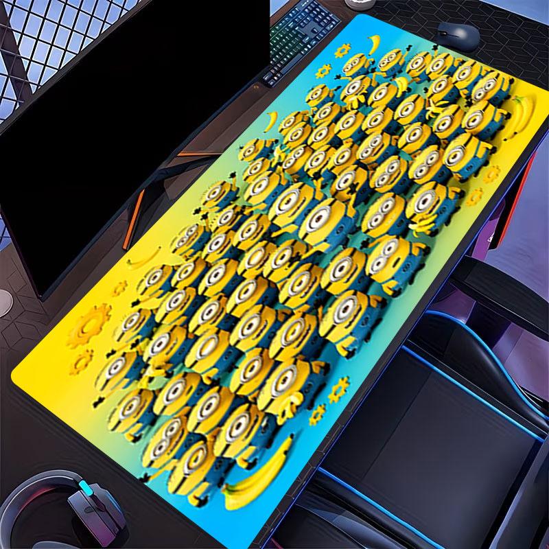 Minions Print Mouse Pad, for Keyboard Pad Laptop PC Mat for Office Home Use, Desk Decor, Perfect Birthday Gift for Gamers