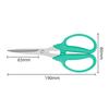 Straight Head Stainless Steel Sharp Pruning Shears ABS Antiskid Handle Hand Tool Household Green Garden Prune Scissors Kitchen
