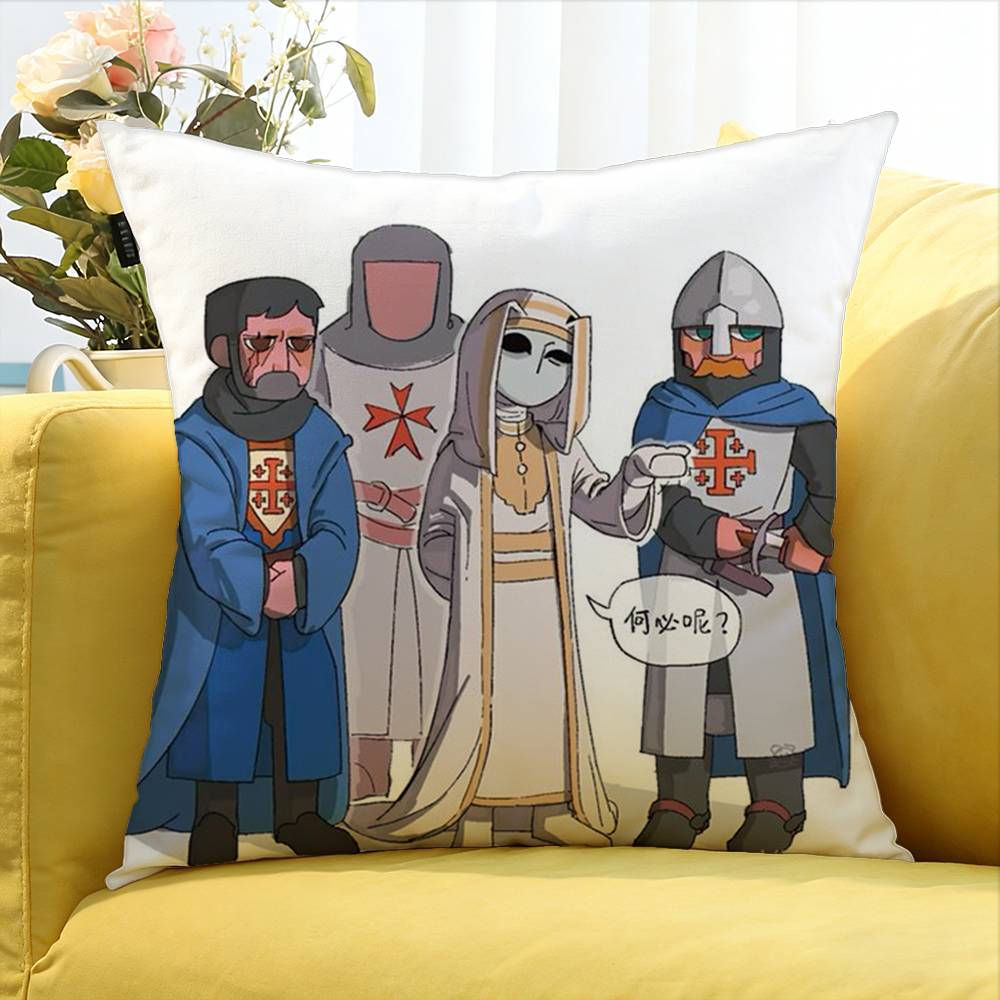 Baldwin Iv King Of Jerusalem Various Sizes Square Pillow Case For Car Home Bedchamber Decor