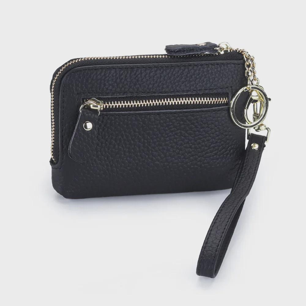 Women's Genuine Leather Large Capacity Ultra-Thin Coin Purse & Compact Clutch