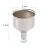 Metal Stainless Steel Funnel Small Kitchen Tools Refill Mini Funnels  Flasks