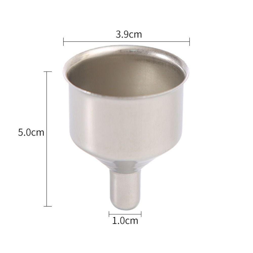 Metal Stainless Steel Funnel Small Kitchen Tools Refill Mini Funnels Flasks