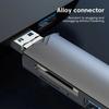 Адаптер-картридер Type C USB 6 в 1 OTG для аксессуаров для ноутбука
