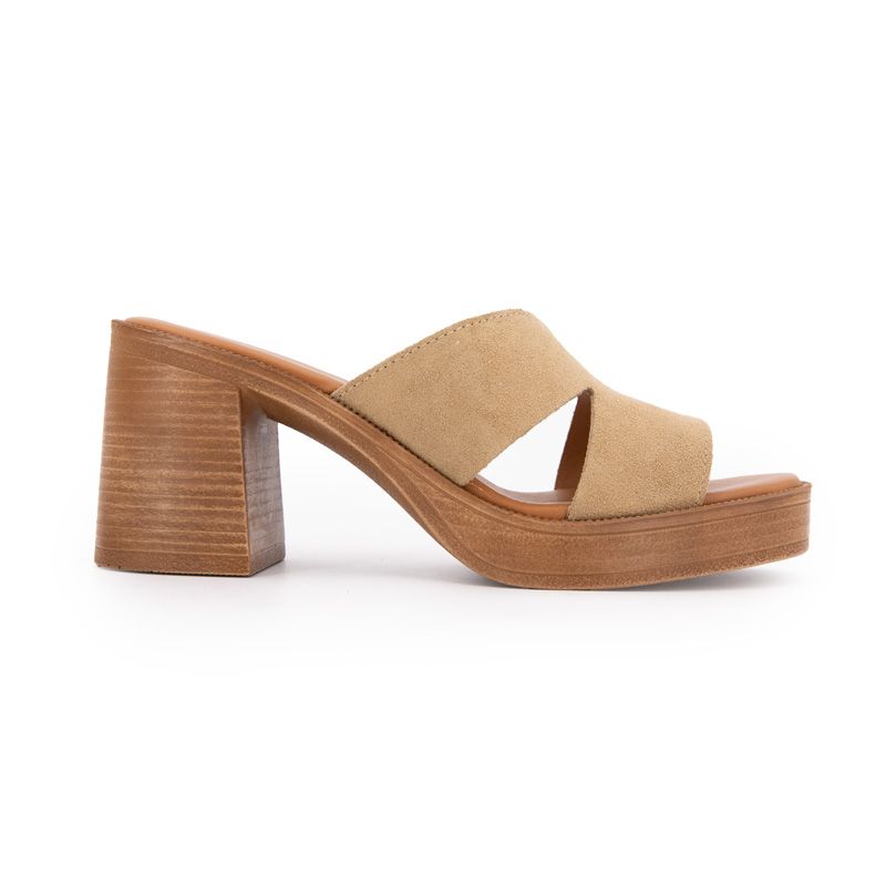 Женские замшевые мюли на платформе CARLA TORTOSA