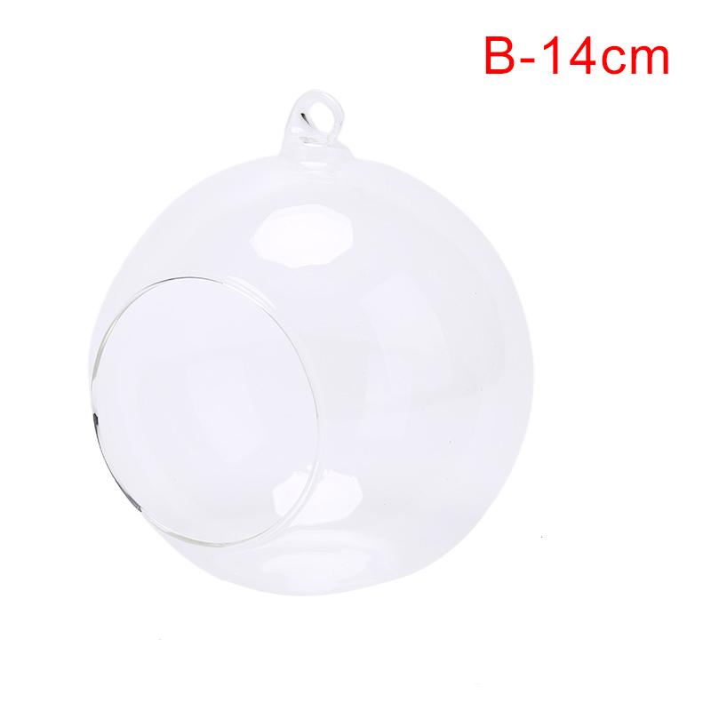 Прозрачный стеклянный шар, ваза, пейзажный террариум, сочный подвесной цветочный горшок, контейнер